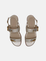 Afbeelding in Gallery-weergave laden, Pinko Milly 08 Sandaal  Platinum
