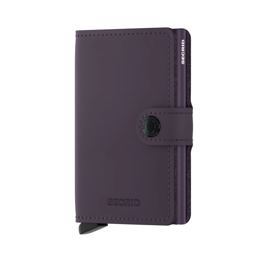 Miniwallet matte Dark purple