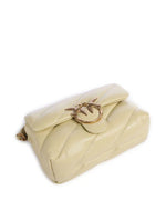 Afbeelding in Gallery-weergave laden, Pinko LOVE PUFF MINI CL SHEEP NAPPA GIALLO VANIGLIA
