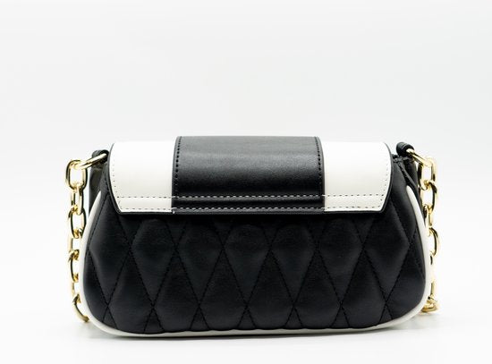 Versace jeans couture handtas Logo loop Rhombus Black/White