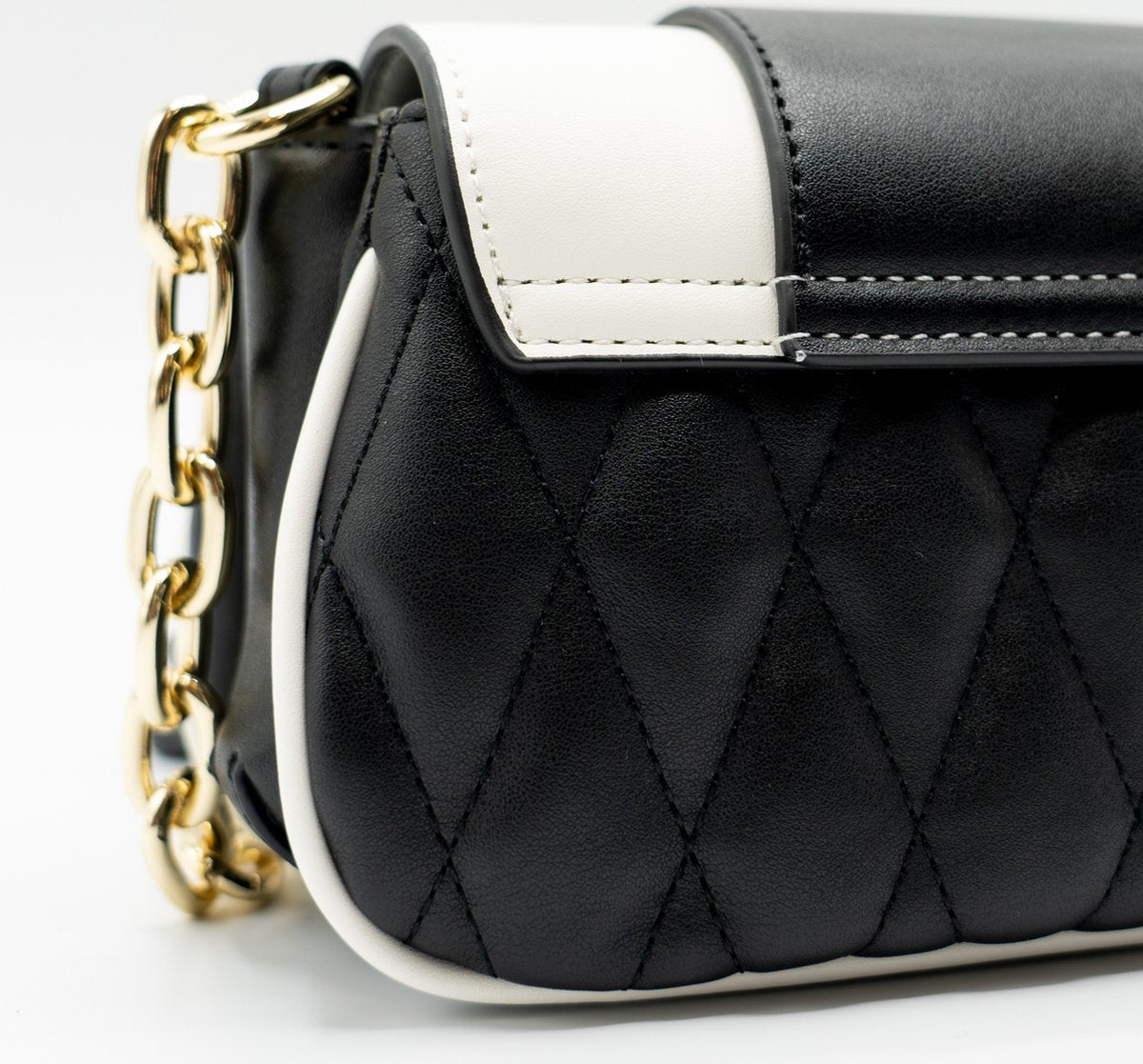 Versace jeans couture handtas Logo loop Rhombus Black/White