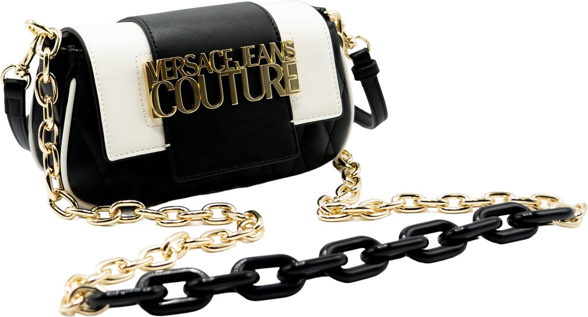 Versace jeans couture handtas Logo loop Rhombus Black/White