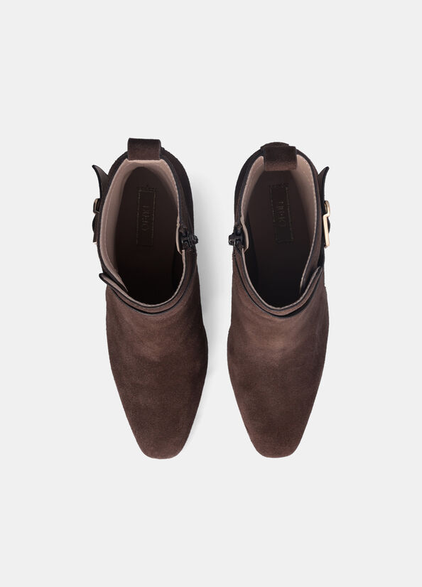 Liu Jo Laila 01 Ankle Boot Cow Suede Ebano