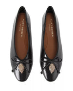 Afbeelding in Gallery-weergave laden, Kurt Geiger Sloane Eagle Ballerina Black Patent
