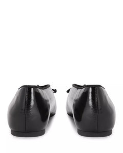 Kurt Geiger Sloane Eagle Ballerina Black Patent