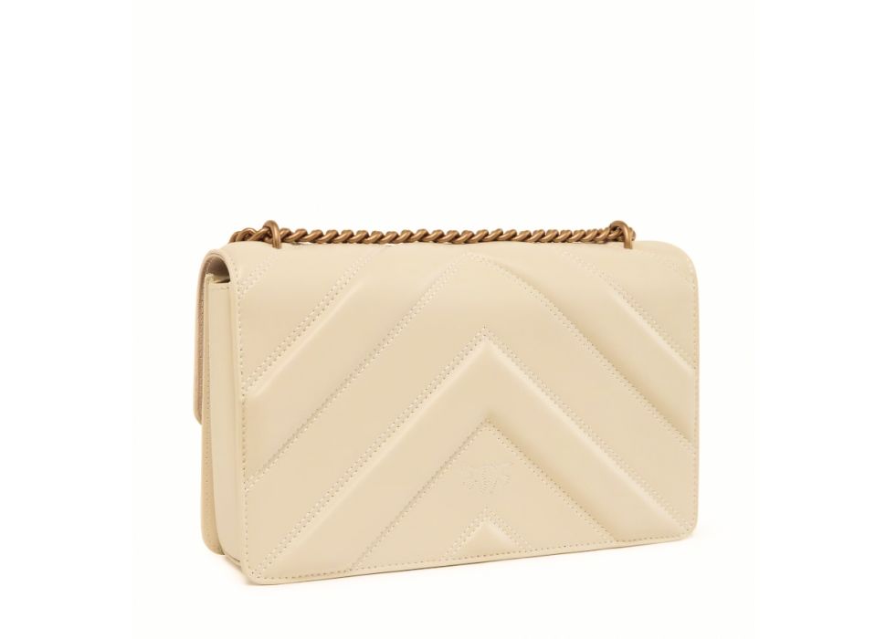 Pinko LOVE ONE CLASSIC LIGHT DC NAPP BEIGE-SMOKE GREY-ANTIQUE GOLD