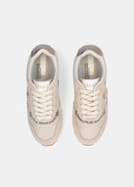 Afbeelding in Gallery-weergave laden, Liu Jo Sneaker Maxi Wonder Low 02 GlitterMesh/Cow suede rope/light gold

