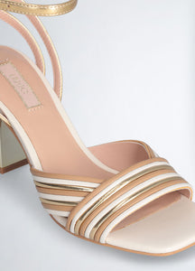Liu Jo Violet 05 Sandal Laminated light gold