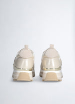 Afbeelding in Gallery-weergave laden, Liu Jo Maxi Wonder 01 Sneaker Calf Leather mesh L Ivory
