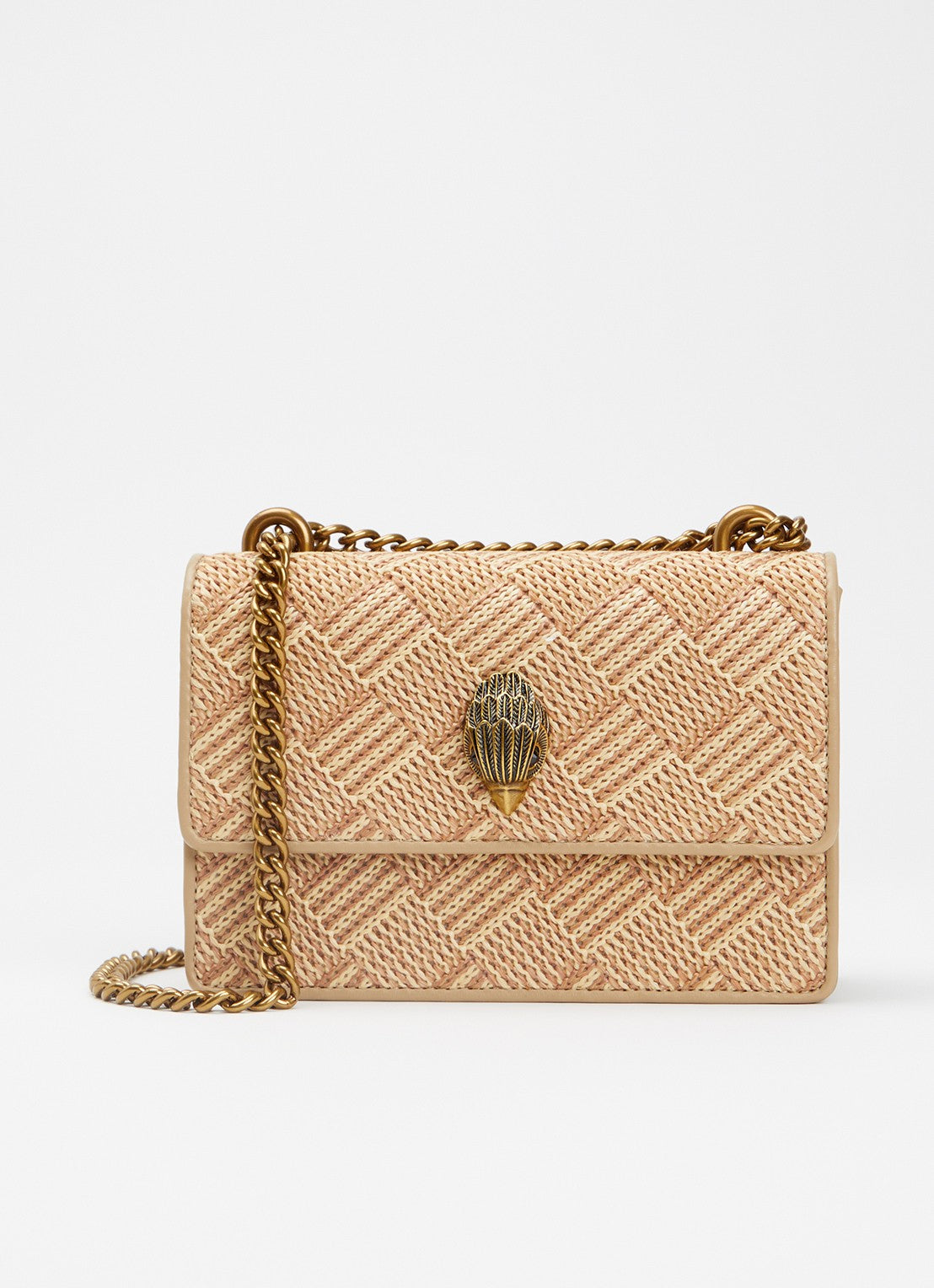 Kurt Geiger 690-SHOREDITCH SM CROSS BODY-BEIGE COMB-OTHERS