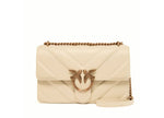 Afbeelding in Gallery-weergave laden, Pinko LOVE ONE CLASSIC LIGHT DC NAPP BEIGE-SMOKE GREY-ANTIQUE GOLD
