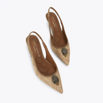 Afbeelding in Gallery-weergave laden, Kurt Geiger Belgravia Slingback Beige Comb Others
