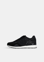 Afbeelding in Gallery-weergave laden, Liu Jo Sneaker Maxi Wonder Low 02 GlitterMesh/Cow suede black
