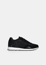 Afbeelding in Gallery-weergave laden, Liu Jo Sneaker Maxi Wonder Low 02 GlitterMesh/Cow suede black
