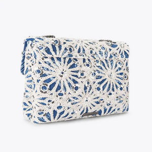 Kurt Geiger 690-LARGE KENSINGTON SOFT-BLUE OTHER-FABRIC