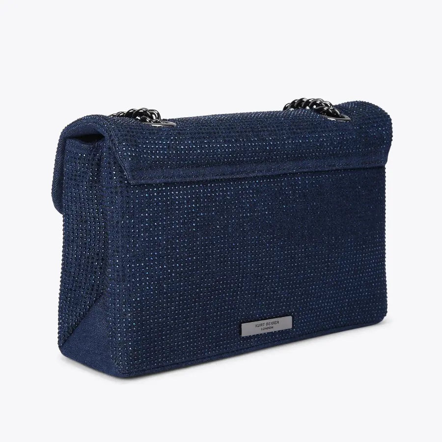FABRIC KENSINGTON BAG-BLUE/DARK-DENIM