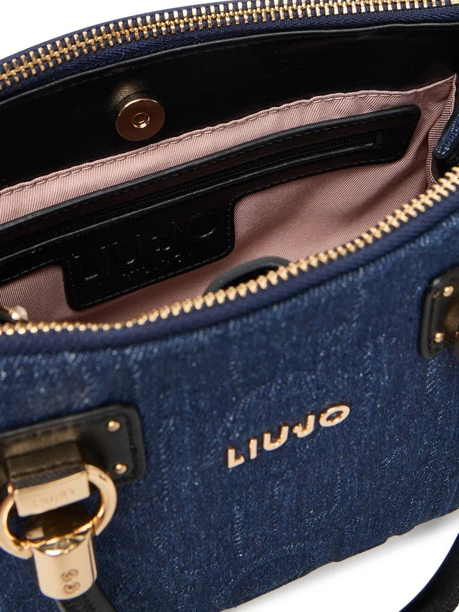 LIU JO MANH - BOSTON BAG  DRESS BLUE
