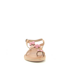Afbeelding in Gallery-weergave laden, Laidback London Sandaal Blyth Flat Light brown leather Baby pink
