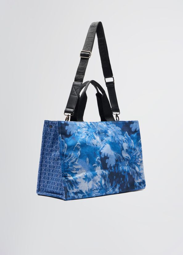 Liu Jo  BAG-DENIM FLOWERS