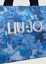 Afbeelding in Gallery-weergave laden, Liu Jo  BAG-DENIM FLOWERS
