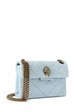 Afbeelding in Gallery-weergave laden, Kurt Geiger Leather Mini Kensington Mid Blue Suede/Leather
