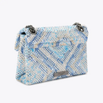Afbeelding in Gallery-weergave laden, Kurt Geiger 690-FABRIC MINI KENSINGTON-BLUE/PAL C-FABRIC
