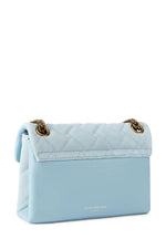 Afbeelding in Gallery-weergave laden, Kurt Geiger Leather Mini Kensington Mid Blue Suede/Leather
