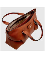 Afbeelding in Gallery-weergave laden, Guess SUZY 3 COMP SATCHEL COGNAC
