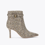 Afbeelding in Gallery-weergave laden, Kurt Geiger Kensington Ankle Boot Beige Comb Fabric
