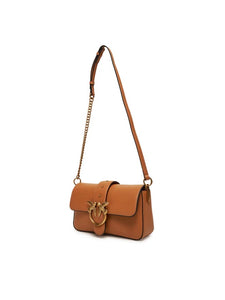 Pinko LOVE ONE MINI SLOUCHY FL VITEL NOUGAT-ANTIQUE GOLD