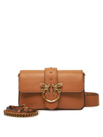 Afbeelding in Gallery-weergave laden, Pinko LOVE ONE MINI SLOUCHY FL VITEL NOUGAT-ANTIQUE GOLD

