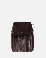 Afbeelding in Gallery-weergave laden, Pinko  TRIPLET MINI FRINGES SUEDE MARRONE CAFFE'-MIX
