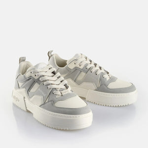 Buffalo Sneaker Vegan Nubuck Grey/Cream