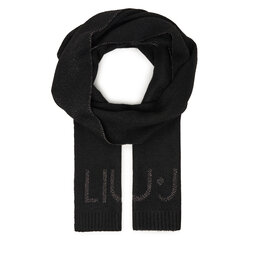 LIU JO LOGO - SCARF/SHAWL   NERO