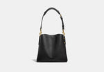 Afbeelding in Gallery-weergave laden, Coach Willow shoulder bag black
