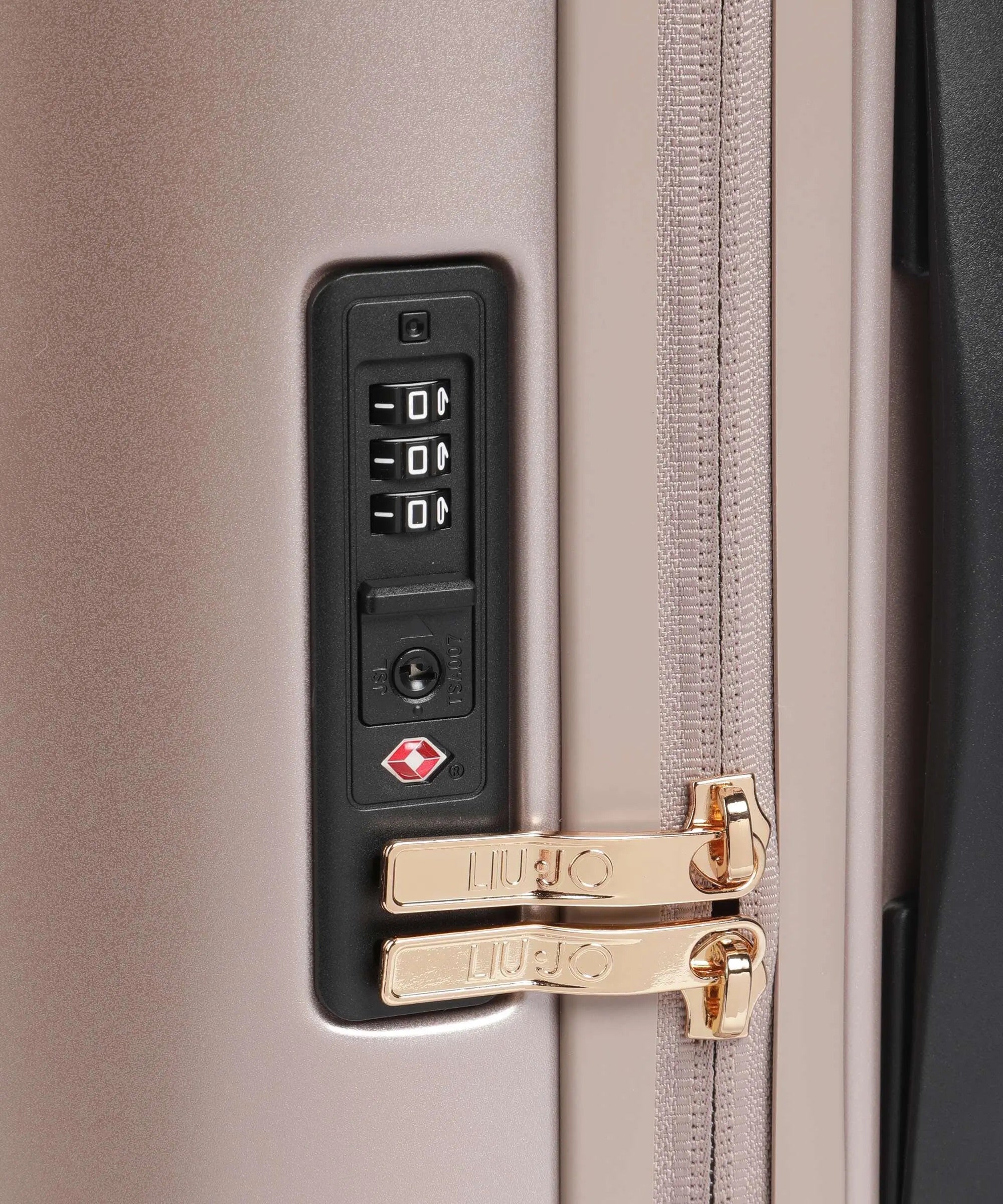 LIU JO TRAVEL - TRAVEL BAG  ROSE SMOKE METALLIZZ