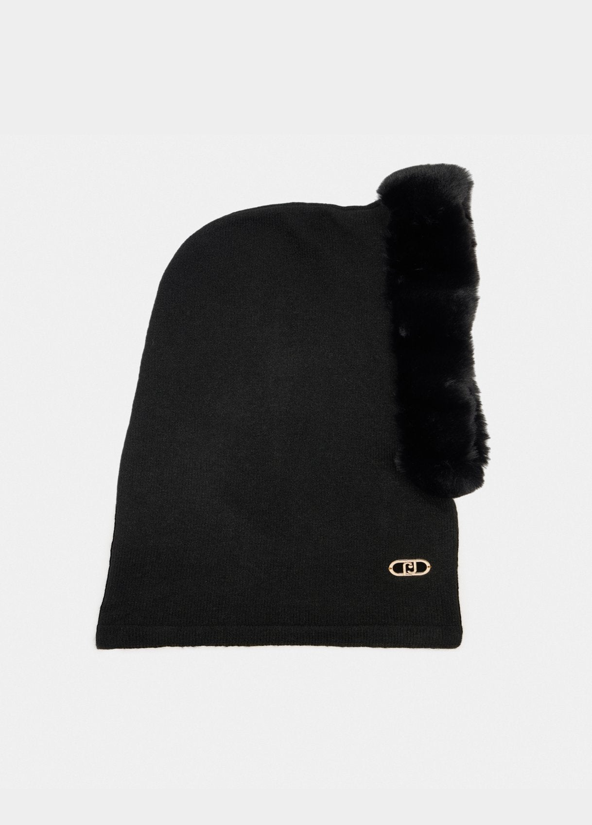 LIU JO FAKE FUR - CAP   NERO