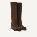 Afbeelding in Gallery-weergave laden, Nubikk Cassy Boot Dark Brown Suede
