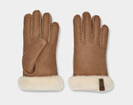Afbeelding in Gallery-weergave laden, UGG Shorty Glove W/ Leather Trim Chestnut
