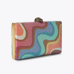 Afbeelding in Gallery-weergave laden, Kurt Geiger 690-CRYSTAL KENSINGTON CLUTCH-MULT/OTHER-FABRIC
