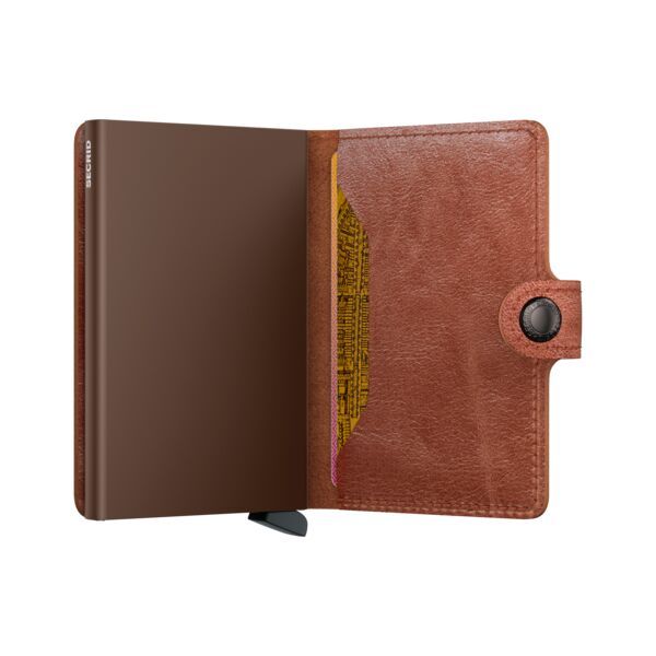 Miniwallet Vintage Cognac Brown