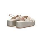 Afbeelding in Gallery-weergave laden, Liu Jo Flo 03 Sandal Calf Leather/Glitter Milk
