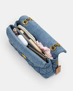 Afbeelding in Gallery-weergave laden, Coach quilted denim tabby shoulder bag 26
