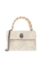 Afbeelding in Gallery-weergave laden, Kurt Geiger 690-SOFT MD KENSINGTON-CREAM COMB-FABRIC
