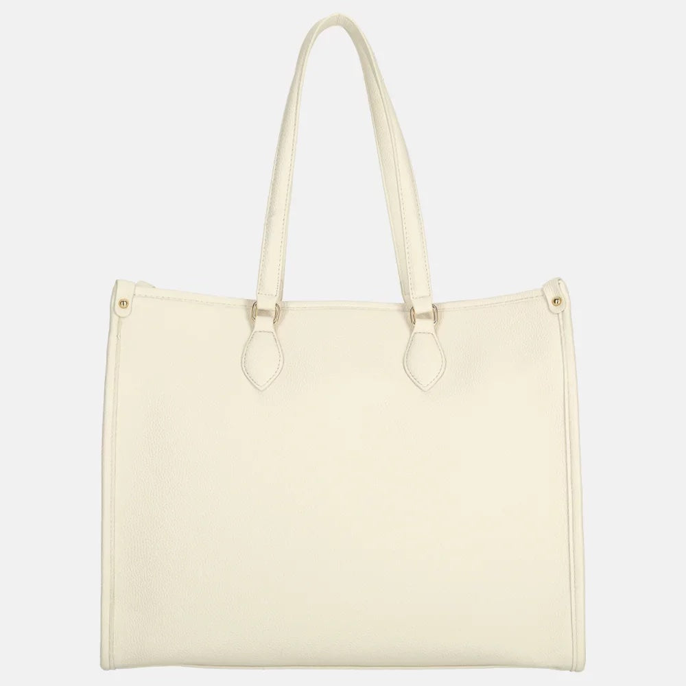 Valentino Rised RE Handbag Ecru