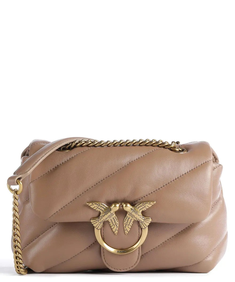 Pinko love puff mini ginger beige