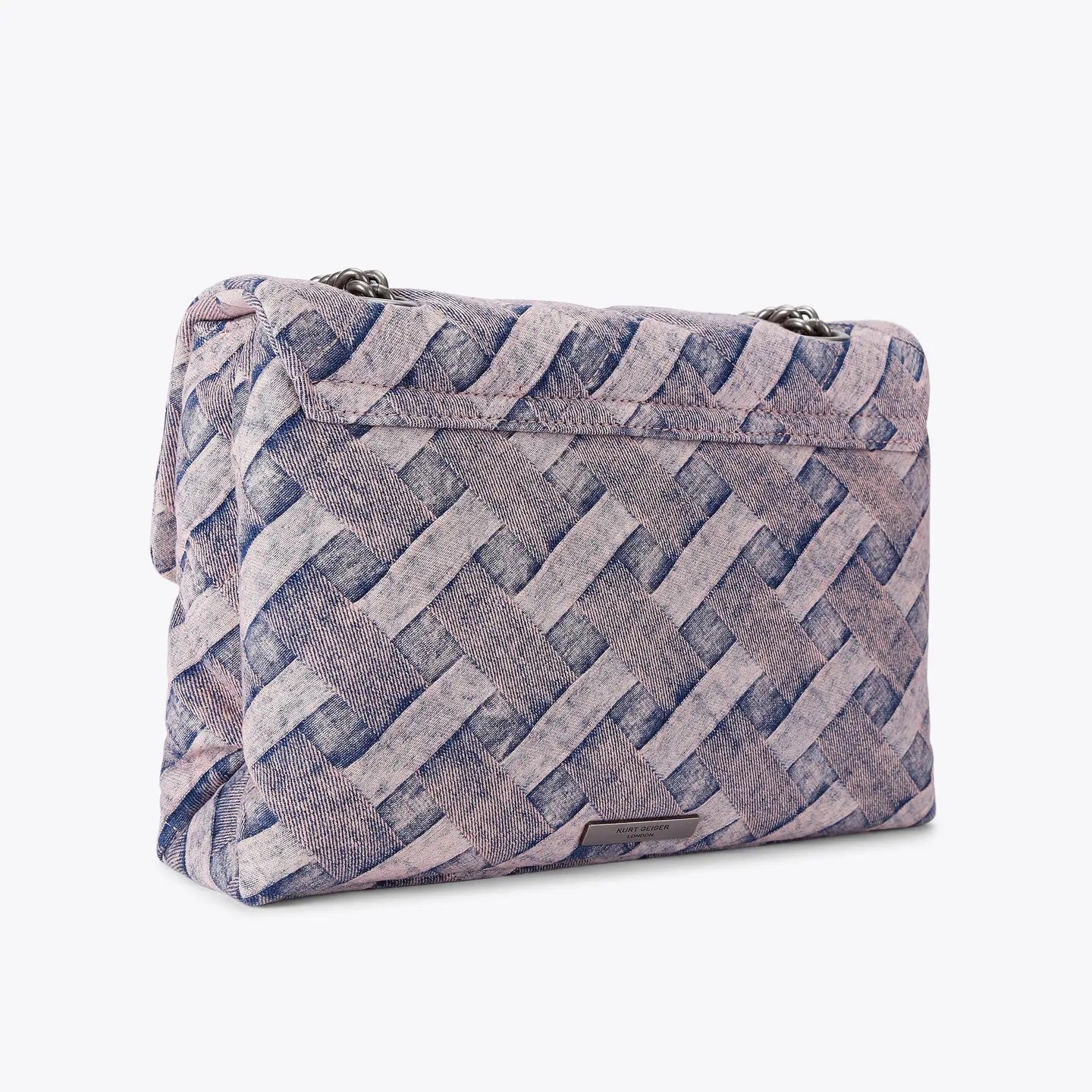 Kurt Geiger 690 Large Kensington Soft Pink Comb Denim