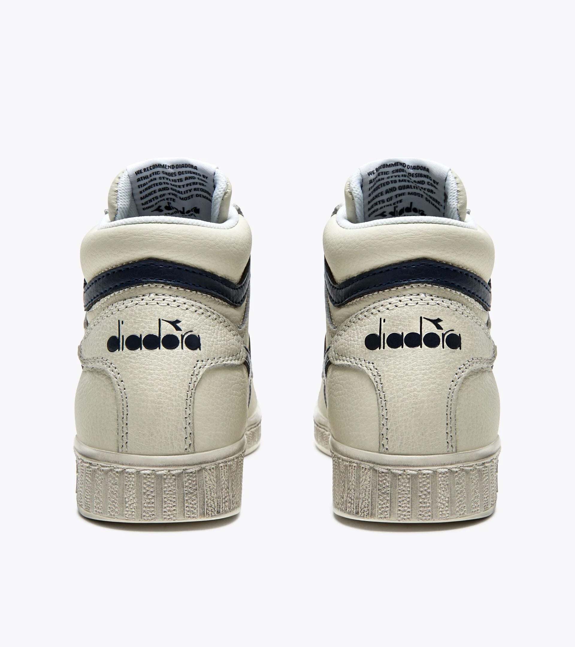 Diadora Game L High Waxed White/Blue Caspian Sea