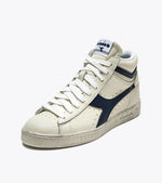 Afbeelding in Gallery-weergave laden, Diadora Game L High Waxed White/Blue Caspian Sea
