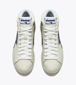 Afbeelding in Gallery-weergave laden, Diadora Game L High Waxed White/Blue Caspian Sea

